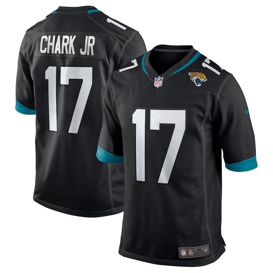 Men Jacksonville Jaguars #17 D.J. Chark Nike Black Game NFL Jersey